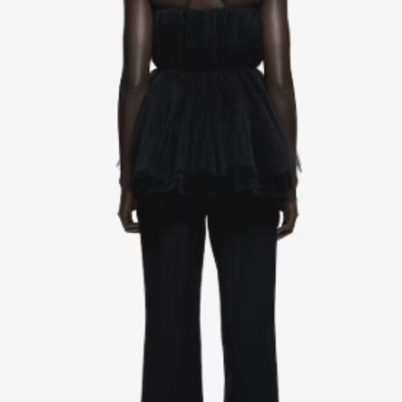 Pleated Tulle Bandeau Top - Picture 4 of 6